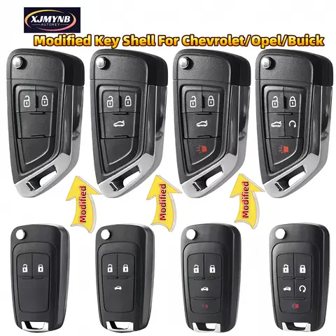 XJMYNB 수정 된 2/3/4/5 버튼 Chevrolet Cruze Epica Lova Camaro Vauxhall Insignia Astra For Buick 용 원격 키 쉘 케이스 XJMYNB 수정 된 2/3/4/5 버튼 Chevrolet Cruze Epica Lova Camaro Vauxhall Insignia Astra For Buick 용 원격 키 쉘 케이스