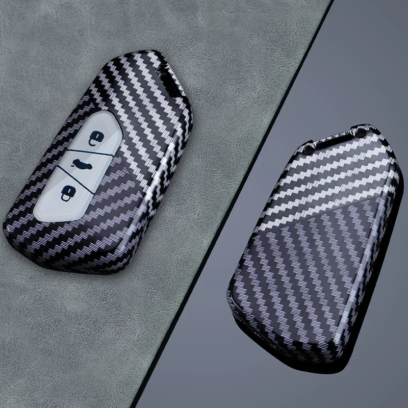 

ABS Carbon Car Key Case Full Cover For VW Volkswagen ID.3 ID.4 Golf 8 2022 2023 MK8 Cupra Skoda Octavia SEAT Leon MK4 Formento