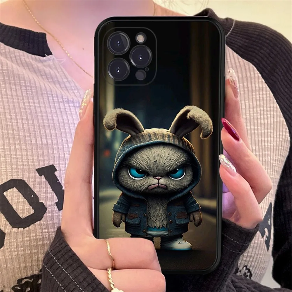 Monkey Frog Pig Cow Bird Cat Animal Phone Case Silicone Soft for iphone 15 14 13 12 11 Pro Mini XS MAX 8 7 6 Plus X XS XR Cover