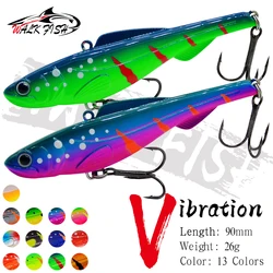 WALK FISH New 1Pcs Winter Ice Fishing Lure 9cm/26g Sinking Isca Artificial Rattlin Vibration VIB Hard Bait Crankbait Treble Hook