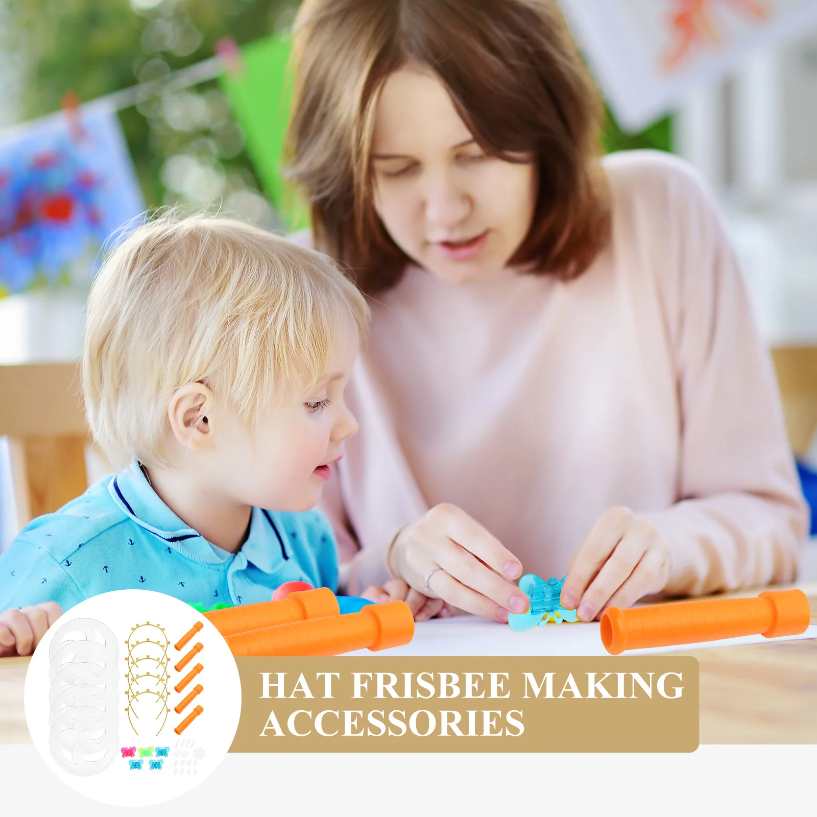 

1 Set Diy Glow Sticks Craft Accessories Glowing Hairband Bracelet Flying Disc Party Supplies Wedding Team Building Educational