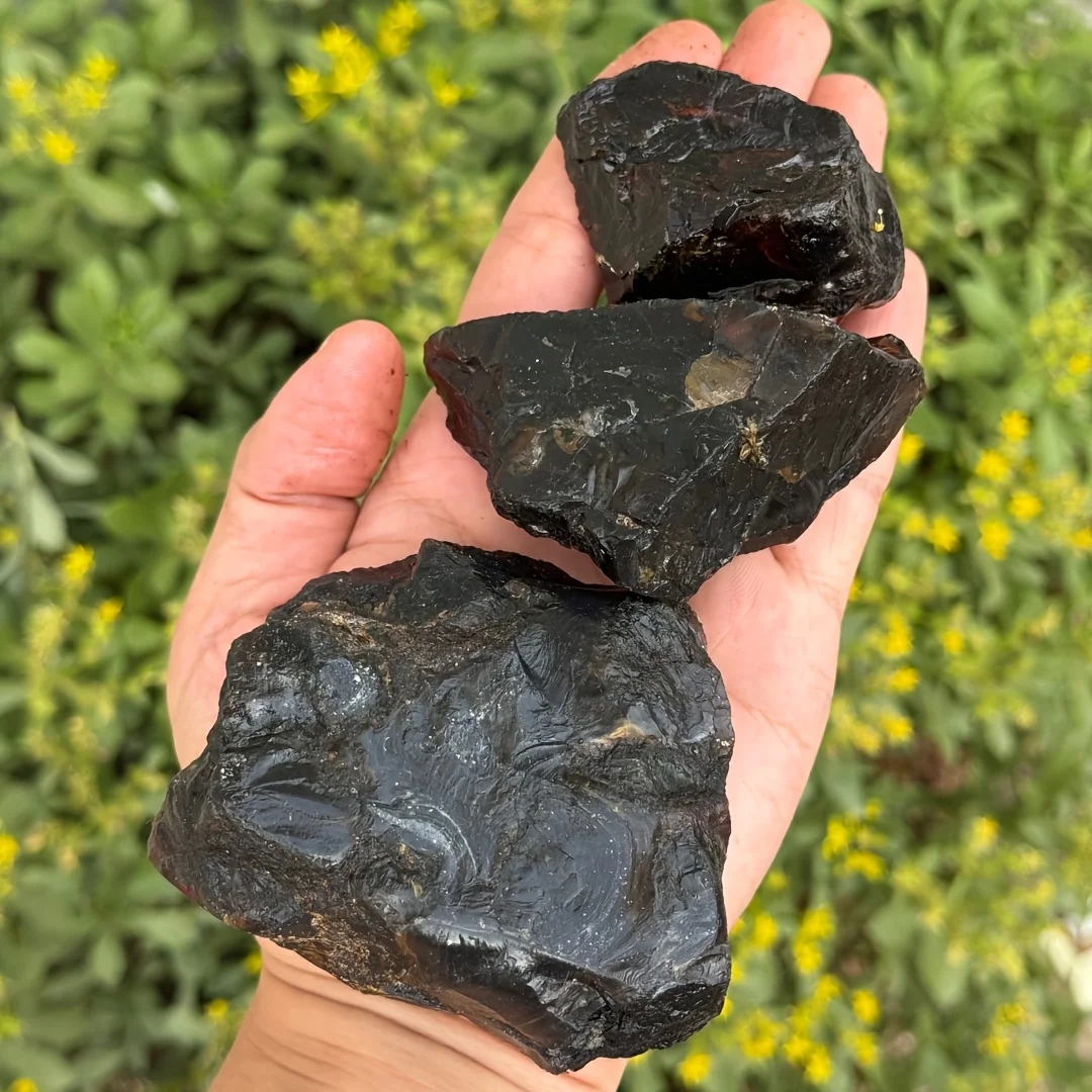 Natural Amber Rough Stone Raw Gemstone Resin Mineral Specimen For Jewelry Making Collection Home Decoration