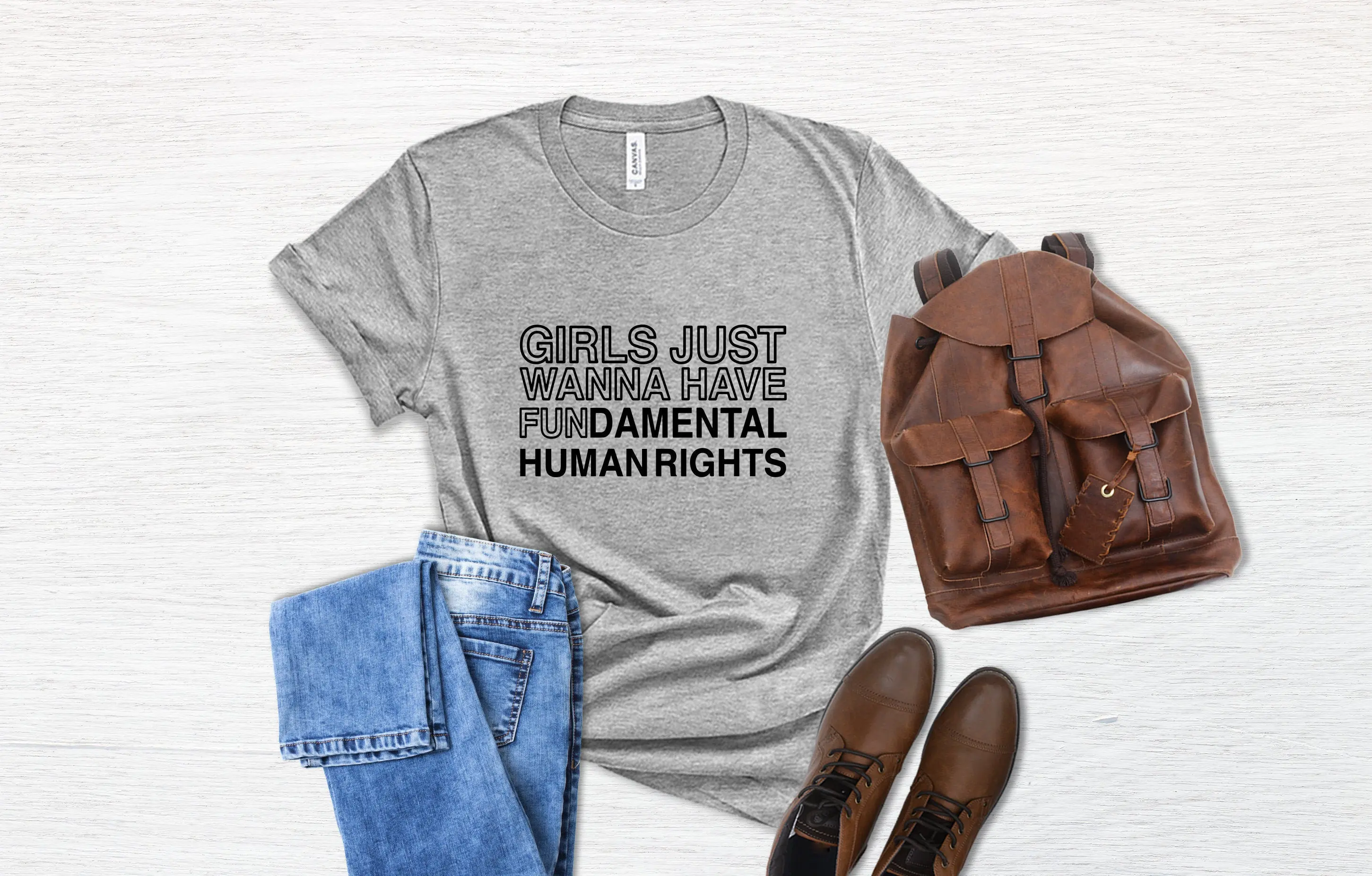 Rights T Shirt For Women Feminist Girl Power Equality