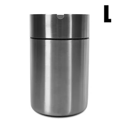 Creative With Lid Windproof Car Ashtray Smoke T obacco Ash Holder Container Stainless Steel Ashtray Home Accessories Detachable