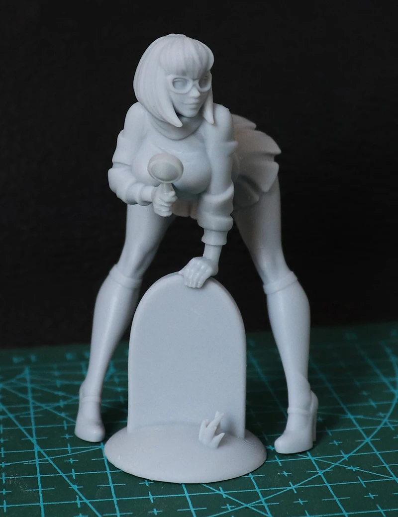 1/24 60mm  1/18 80mm Resin Model Kits Lovely Sexy Girl Unpainted No Color RW-470