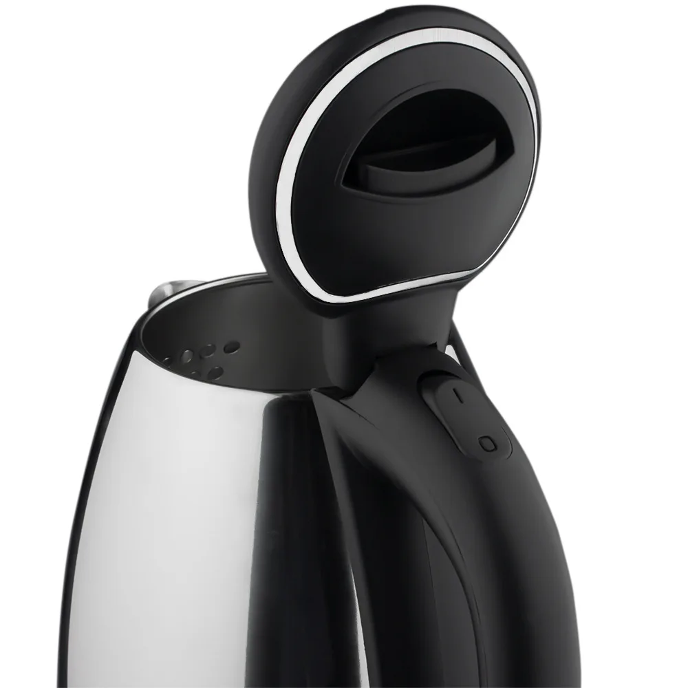 Bouilloire électrique en acier inoxydable 2,0 l, 1500W, eau chaude, chaudière à eau, sans BPA, bouilloire à thé, arrêt automatique, Protection contre l'ébullition sèche