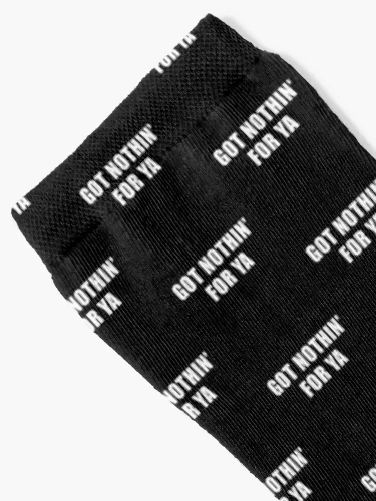 Got Nothin\' For Ya - Jeff Probst Quote Socks Lots gift hockey Men Socks Women\'s