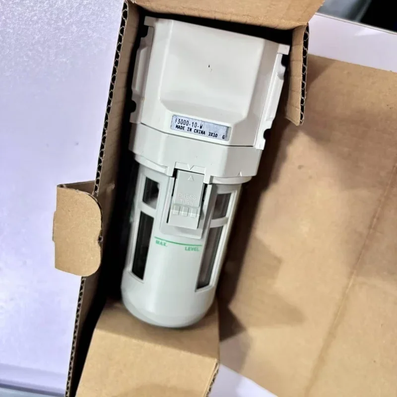 Air Filter F3000-10-W Pneumatic Component Water Oil Separator For Compressed Air Purification