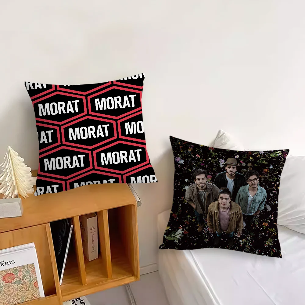 Music M-Morat Balas Perdidas Band Sofa Living Room Bedroom Headboard Backrest Cushion Square Cushion Nap Time Pillow Case