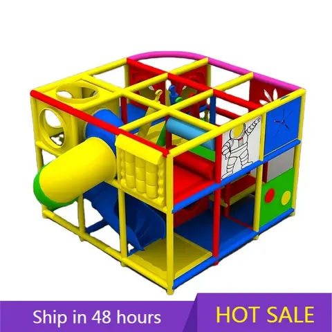 YTYIN Multifunction Small Kids Maze Park Kindergarten Amusement Equipment Indoor Slide Castle Playground Set for Sale