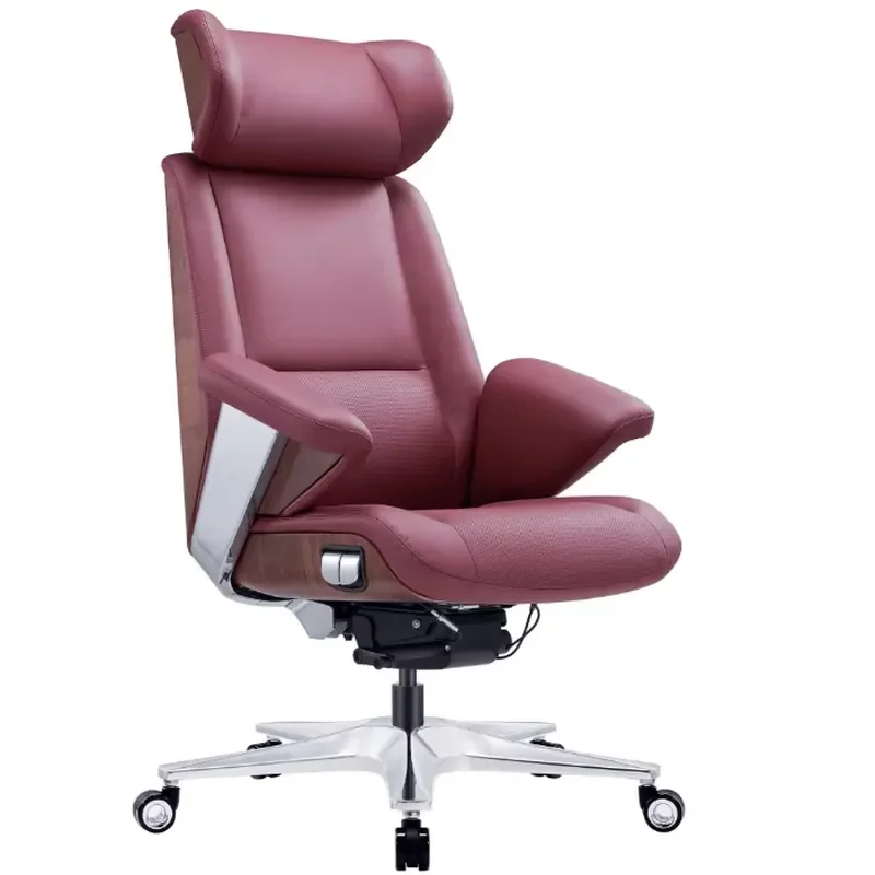Ergonomic High Back Comfort Office Furniture Lumbar Support Leather Boss Swivel Executive Office Chair