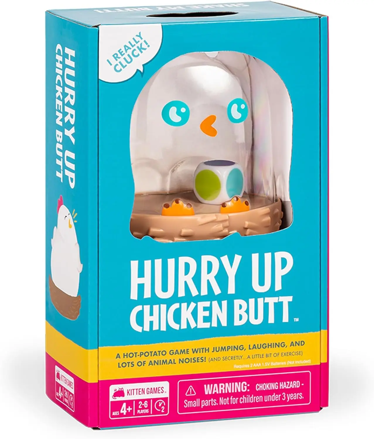 

Fast-Paced Hot Potato Card Game for 2-6 Players, Ages 4+, Fun Family Night Activity