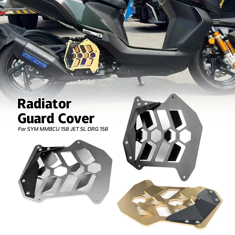 For SYM MMBCU 158 JET 158SL DRG 158 Motorcycle Accessories Radiator Guard Net Cooling Cover Grill Cover Protector Oil Cooler