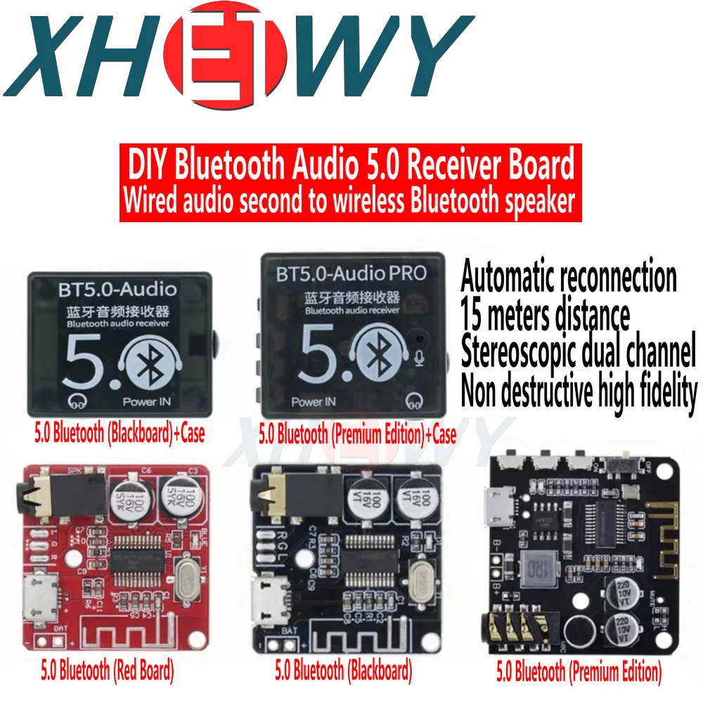 1PCS VHM-314 Bluetooth decoding board MP3 lossless car speaker amplifier modification Bluetooth 4.1/5.0 circuit board