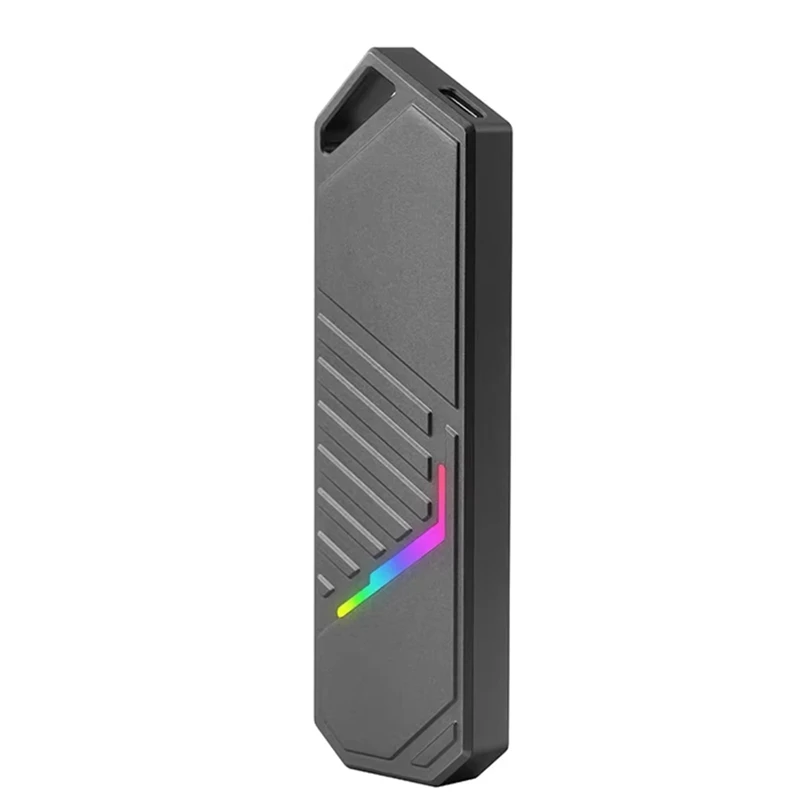 

AU61-Двойной протокол M2 SSD Корпус Nvme USB 3.1 Type C Gen2 10 Гбит/с Корпус из алюминиевого сплава M.2 Nvme Жесткий диск Коробка 2230 2242