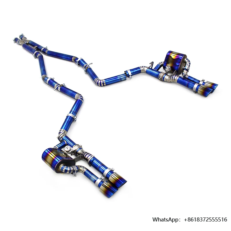 

daValvetronic Catback Exhaust Muffler for Dodge Charger V6 3.6L 2016-2023 Tuning Titanium Tuning Exhaust Pipe Escape