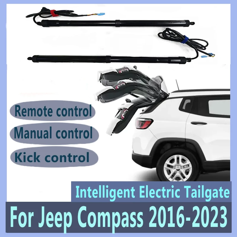 For Car Electric Tailgate For Jeep Compass 2016-2023 Intelligent Tail Box Door Power Operated Trunk Decoration Refitted Upgrade