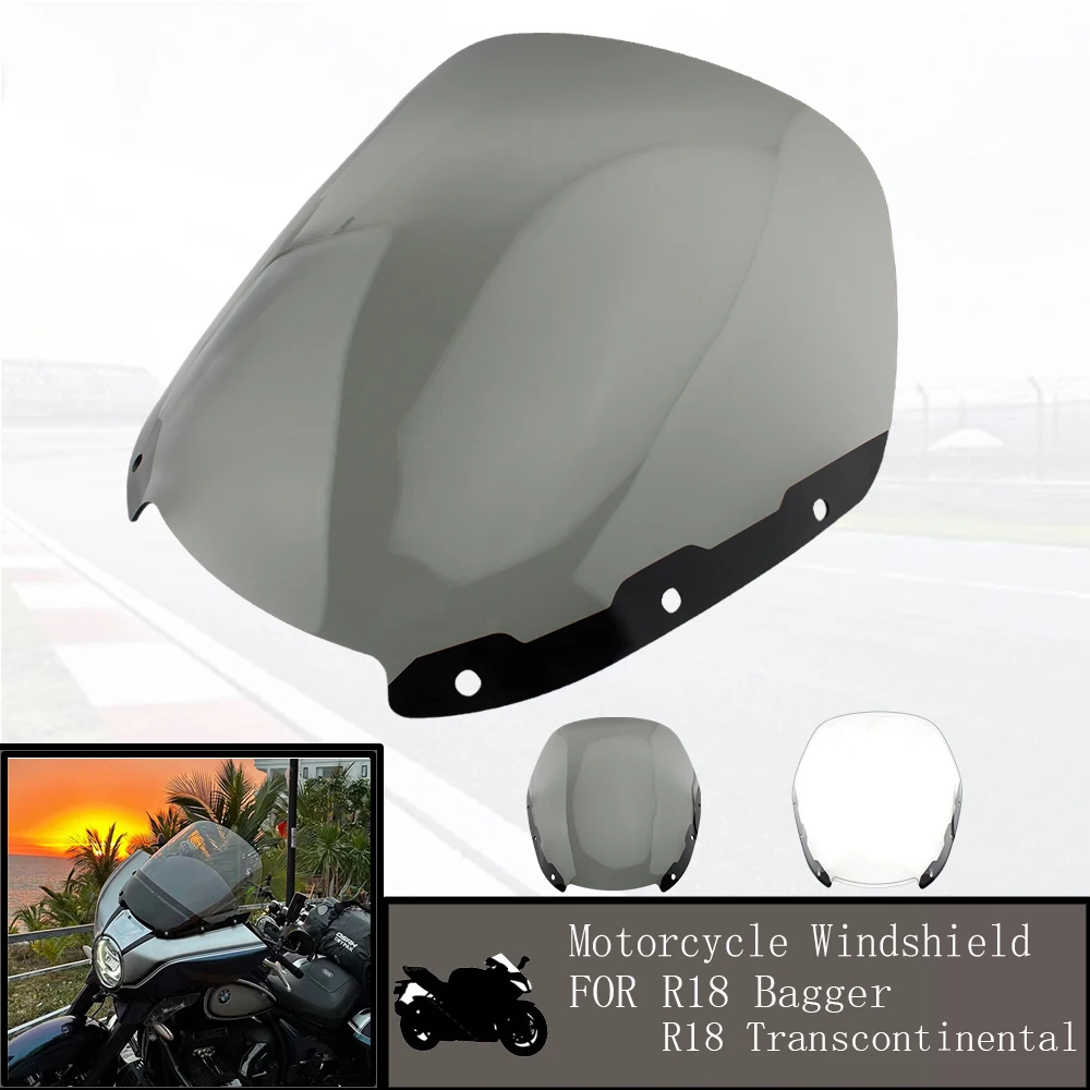 

FOR BMW R18 Bagger R 18 Transcontinental Motorcycle Windscreen Windshield Cover Wind Screen Shield Airflow Deflectors