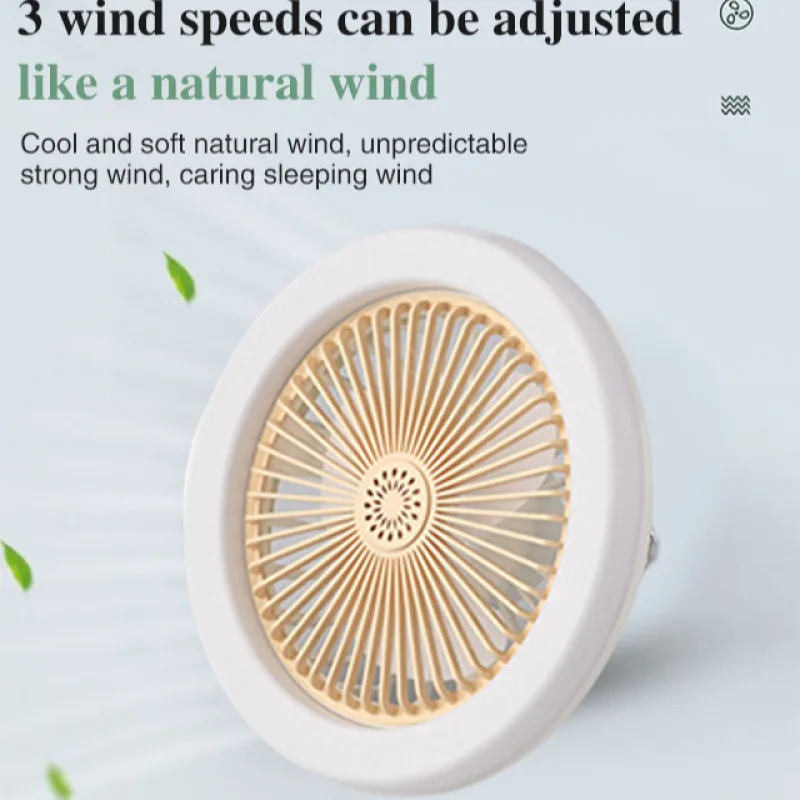 Home Intelligent Remote Control Led Bedroom Light Inverter Invisible Ceiling Fan Light Aroma Lamp