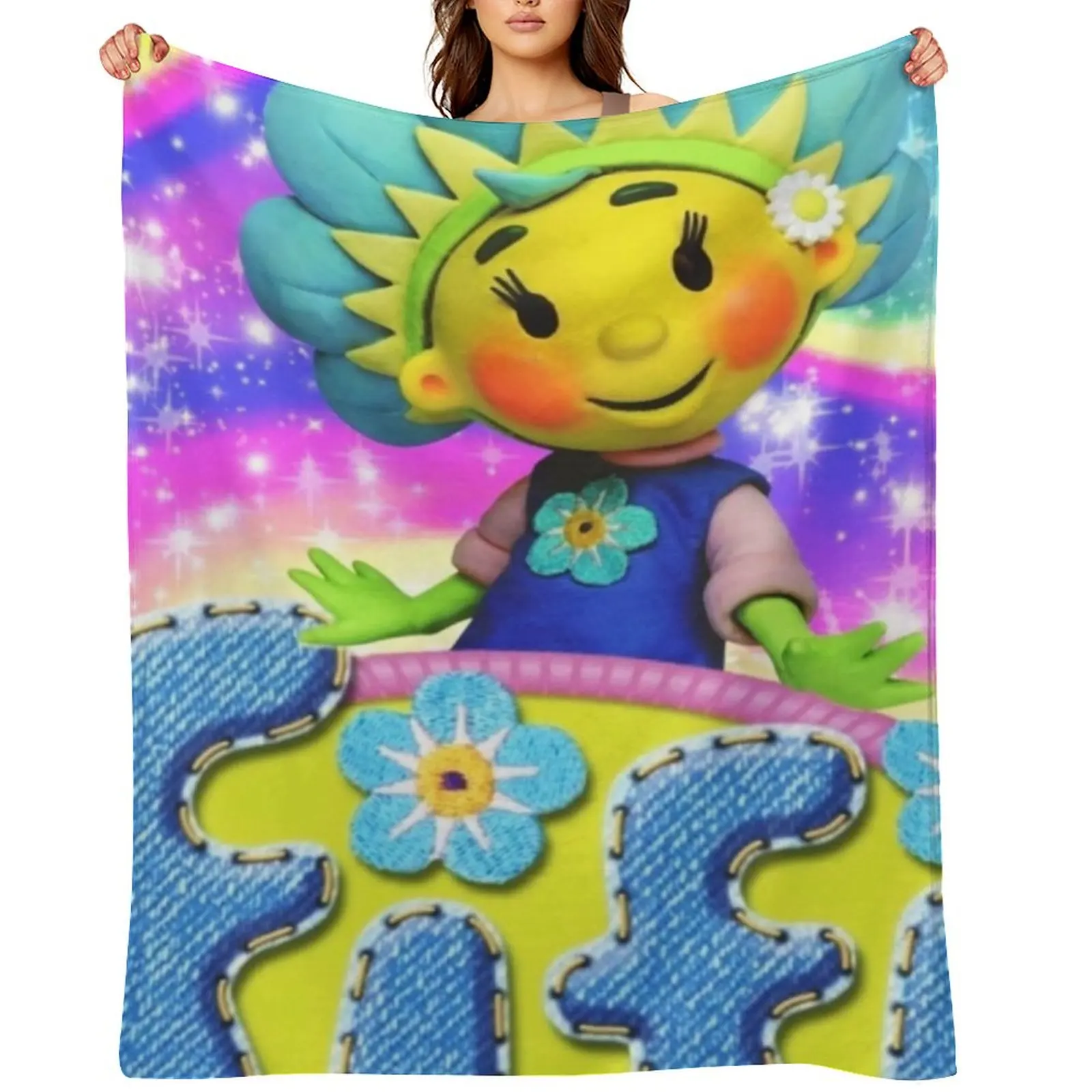 

Fifi and the flowertots Throw Blanket Camping Luxury Thicken For Decorative Sofa Blankets