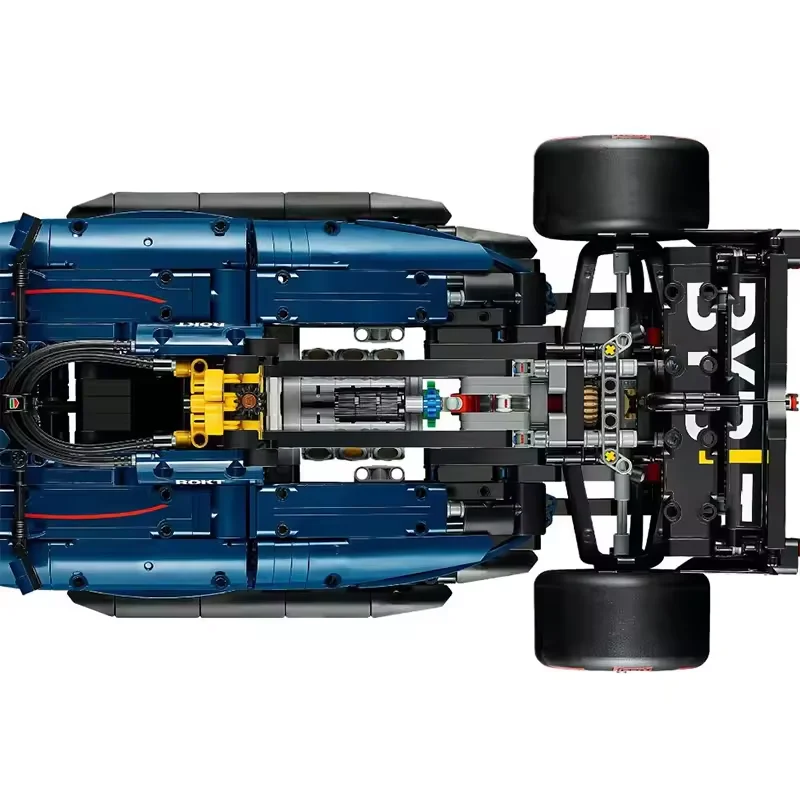 1639 قطعة تقنية RB20 سيارة سباق MOC مكعبات البناء 42206 مجموعات نموذج تجميع سيارة رياضية مكعبات DIY هدية عيد ميلاد للكبار والأطفال #6