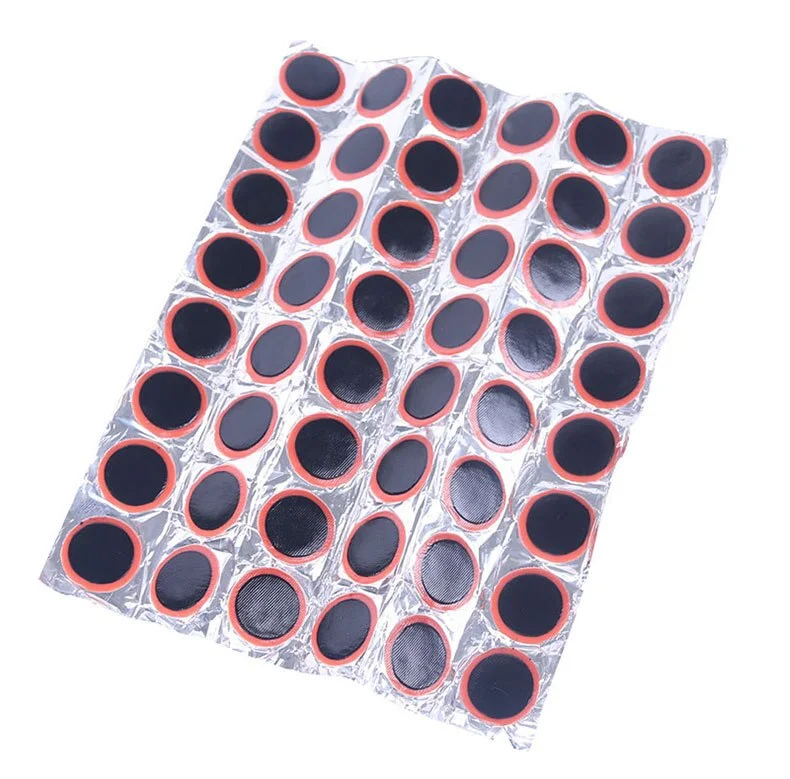 48 stücke Reifen Patch Gummi Fahrrad Reifen Reparatur Pad Tragbare Reifen Innenrohr Pad Fahrrad Reparatur Zubehör