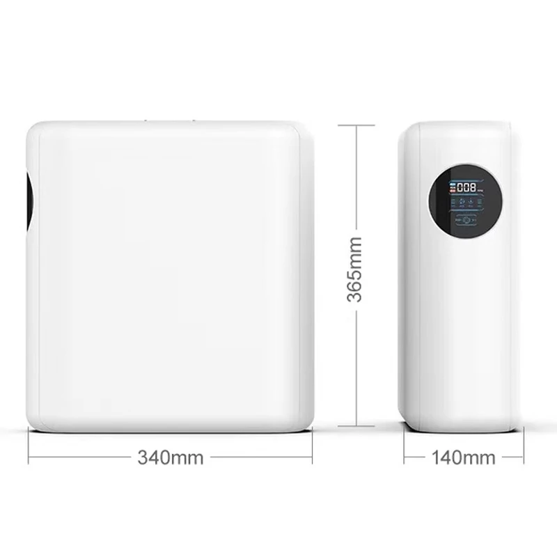 نظام التناضح العكسي NSF معتمد لتقليل TDS 7 مراحل بدون خزان نظام تصفية المياه بالتناضح العكسي تحت المغسلة 2.5:1 نقي