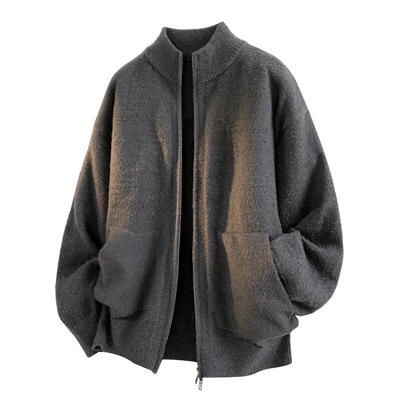 Top Leisure Men's Knitted Sweater Outdoor Sports Leisure Versatile Sweater for Teenagers Fashionable Trendy Autumn Winter