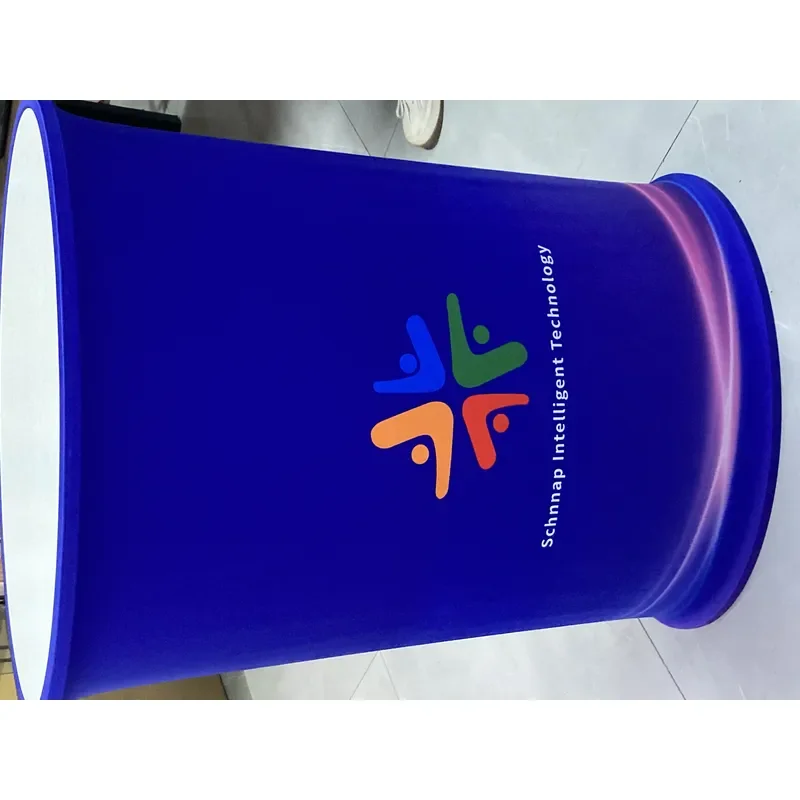 Schnnap Portable Aluminum Alloy Custom Printing Pop Advertising Table Trade Show Display Podium Counter Exhibition