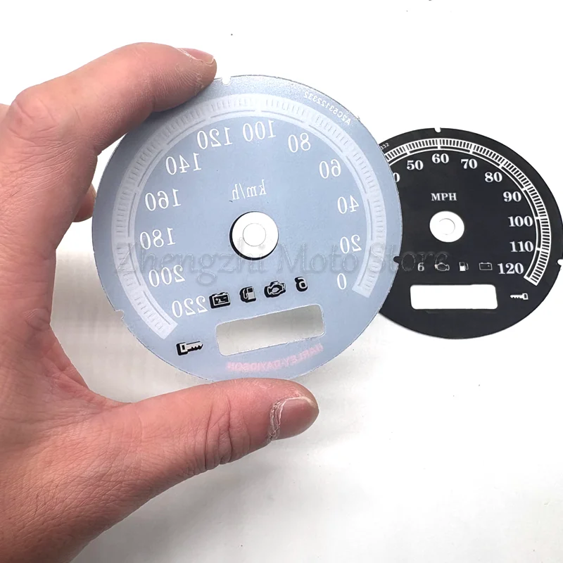 Odometer Dial MPH For Harley-Davidson XL883 XL1200 X48 V72 MPH/120 KM/H220