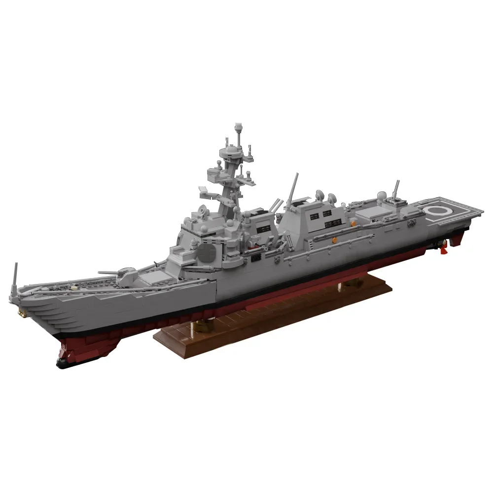 MOC Space pancerniki Yamatos 2205 klocki Arleigh Burkes-class destroyer Model lotu nuklearne łódź podwodna cegły zabawka prezent