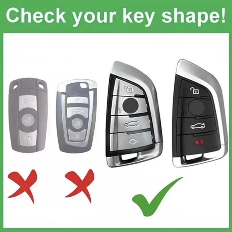 Car Key Fob Protective Case (UK Version)  For BYD  BMW X1–X7 Series (1st–7th Generation) G20 G02 G05 G31 G23 M Sport