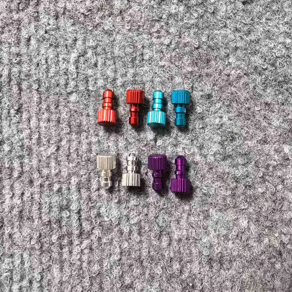 Bouchon de Tube de remplissage de carburant quatre couleurs, 2 pièces, bouchons de ligne de points pour pièces d'avion Nitro essence RC