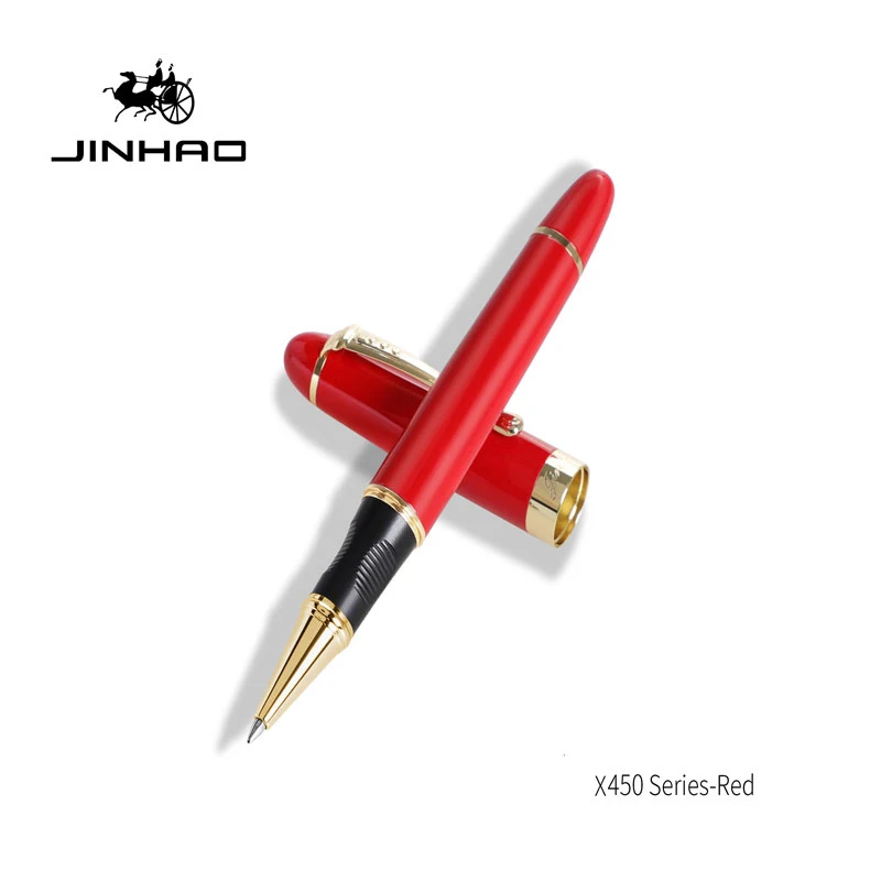 Imagem -04 - Jinhao X450 Clássico Canetas Esferográficas Luxo 0.5 mm Nib Escrita Caneta Escritório Assinatura Escola Caligrafia Material de Escrita Papelaria