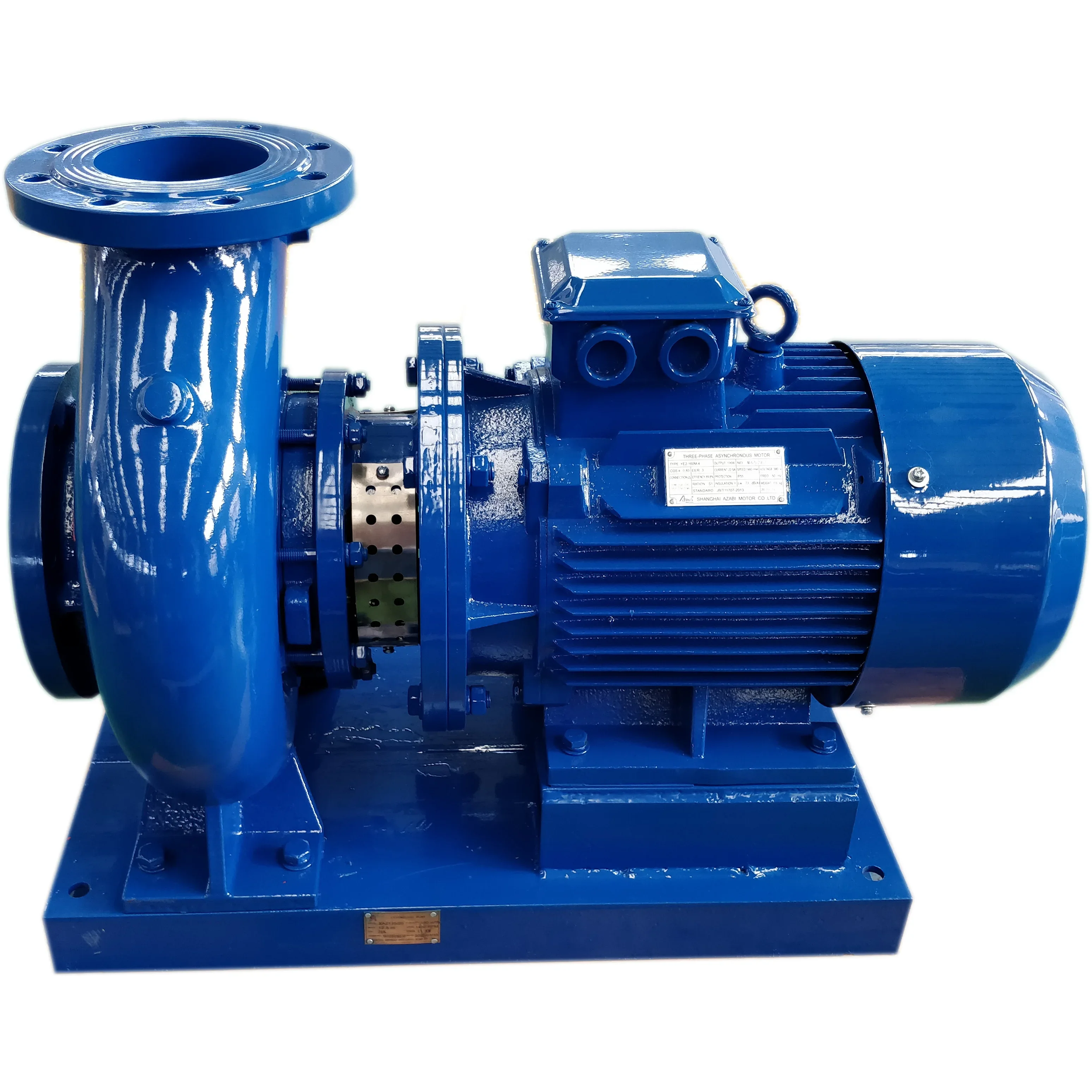 6 inch 5 inch 15hp EN733 horizontal end suction standard pompe centrifuge motopompe electrification point