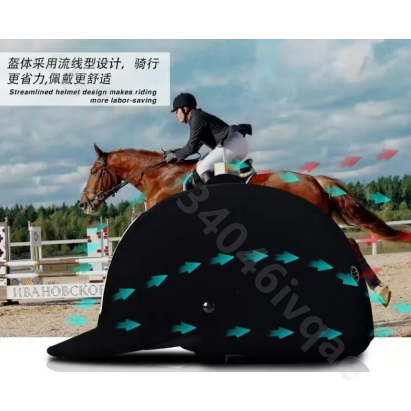 CE Certified Racing Horse Helmet Breathable Electric Scooter Men's Women's Equestrian Supplies Outdoor Sport Bicycle Riding Cap