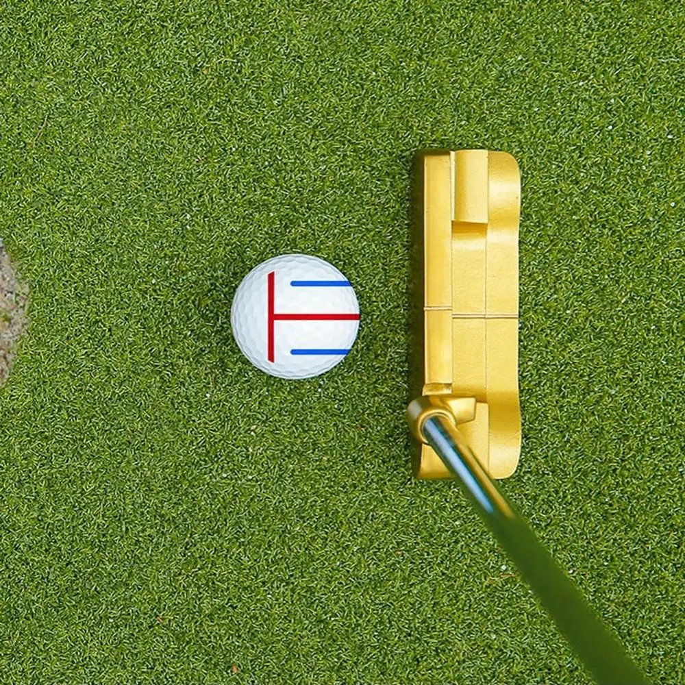 1 Set With 2 Pens Golfs Ball Line Marker Double-sided Marking Marking Line Golf Scribe Portable Non Fading Golf Ball Marker Pen