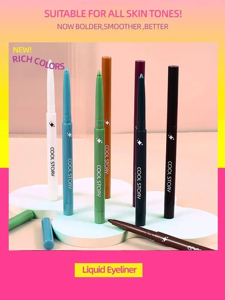 Ensemble d'eyeliner imperméable mat arc-en-ciel 12 couleurs, ensemble d'eyeliner professionnel en Gel crème ultra longue durée, cosmétiques cadeaux pour femmes