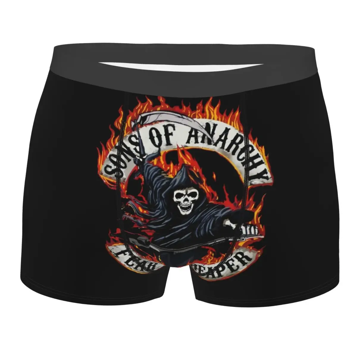 

Custom Sons Of Anarchy Underwear Men Breathable The TV Series Boxer Briefs Shorts Panties Soft Underpants For Homme