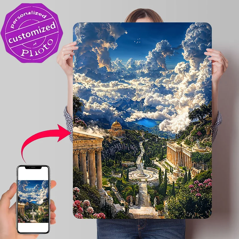 Divine Ascension Metal Poster Perfect Gift for Fans Lovers Personalized Wall Art Metal Sign for Decor Living Room Wand Deko Home