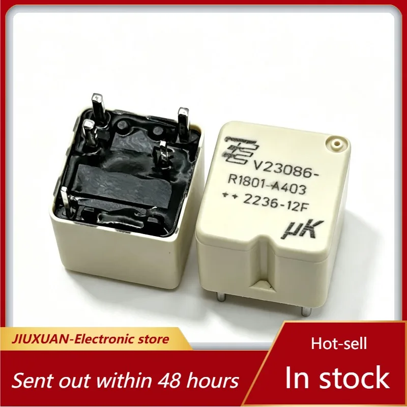New 1pcs/lot V23086-R1801-A403 12V 5Pin SPDT Automotive PCB Mount Car Relay