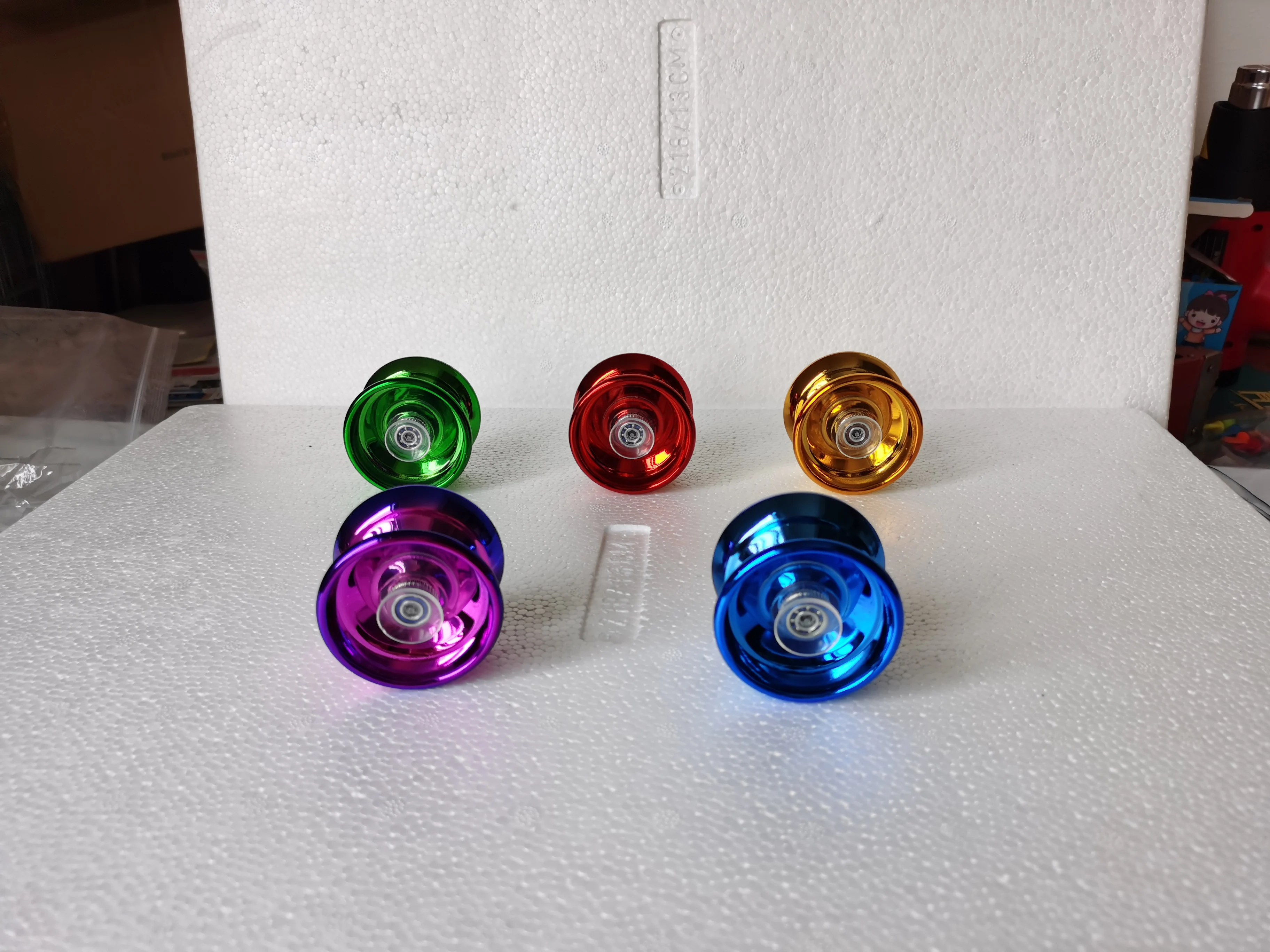 NUOVA palla Yoyo professionale in metallo alluminio per bambini principianti, Yoyoball competitivo, Yoyoyoball per bambini adulti con accessori