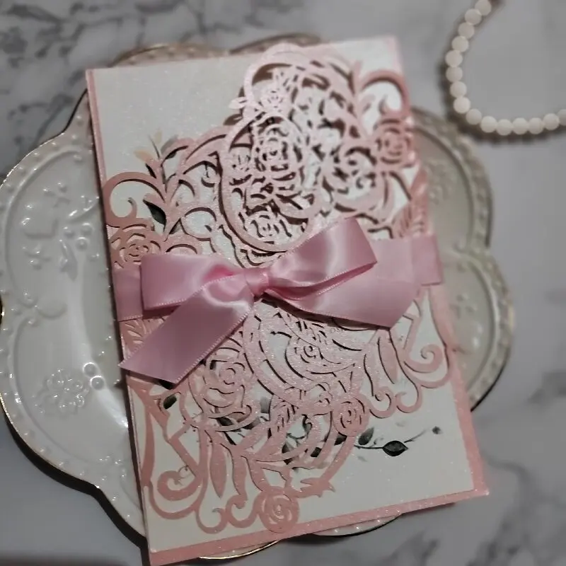 customized-wedding-invitation-cardelegant-laser-cut-rose-vine-invitation-cover