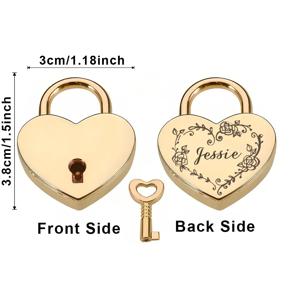 1 قطعة زهرة دائرة ملونة اسم مخصص الحب قفل الرغبات قفل الزفاف مرتبطا أقفال السفر جسر قفل للذكرى السنوية #4