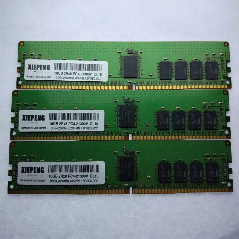 Server RAM 64GB PC4-21300 DDR4 2666MHz 32GB 2933 ECC Registered 288pin Memory for ThinkSystem SR860 SR630 SR670 SR650 V2