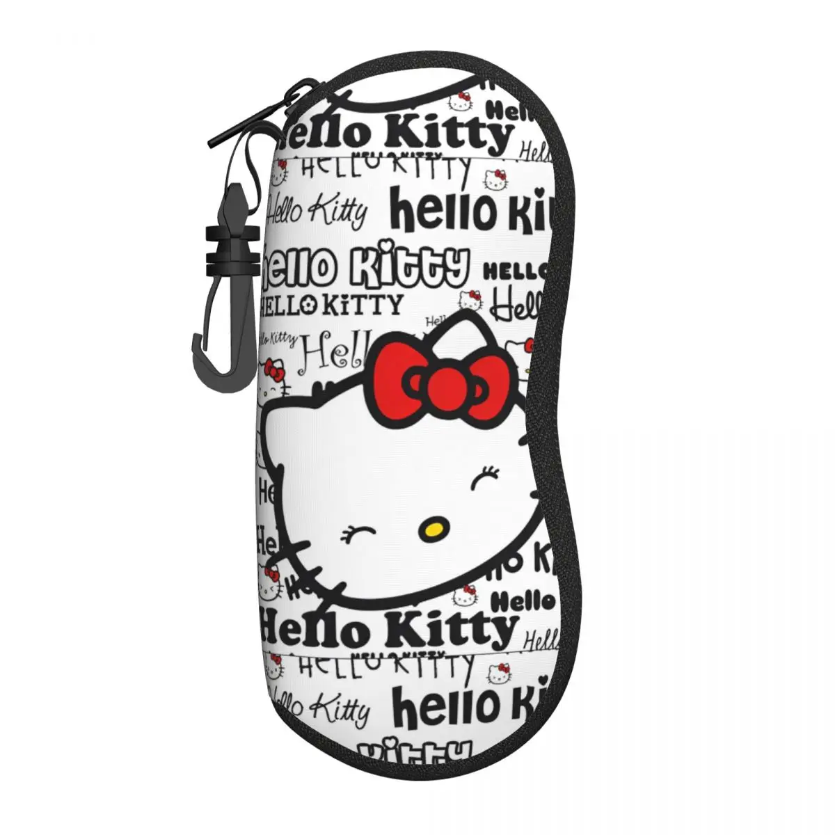 

Hello Kitty Kawaii мультяшный футляр для очков унисекс, сумка для солнцезащитных очков, трендовый органайзер для очков на заказ, уличная коробка для очков