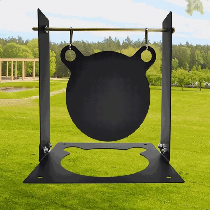 Target Trainer 10cm Steel Bear Shape Creative Parts Portable Durable Outdoor Bear Hanging Target Shooting Targets
