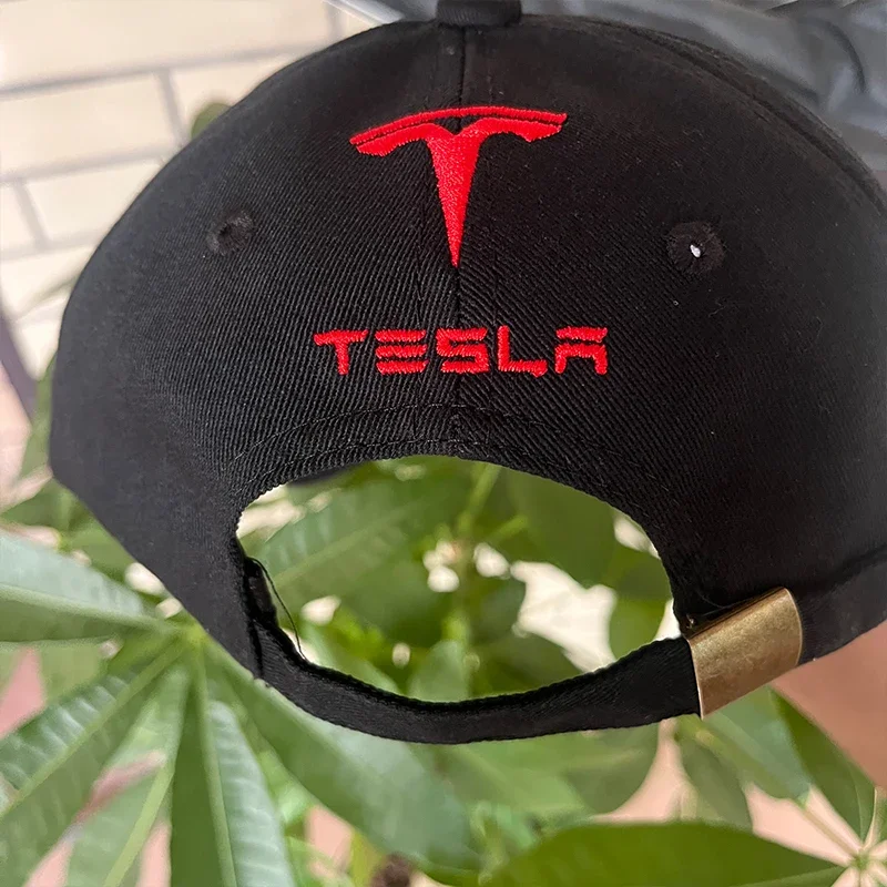 For Tesla Model 3 Model Y S X  Car Embroidery Baseball Cap Spring Summer Outdoor Sun Hat Cotton Adjustable Cap