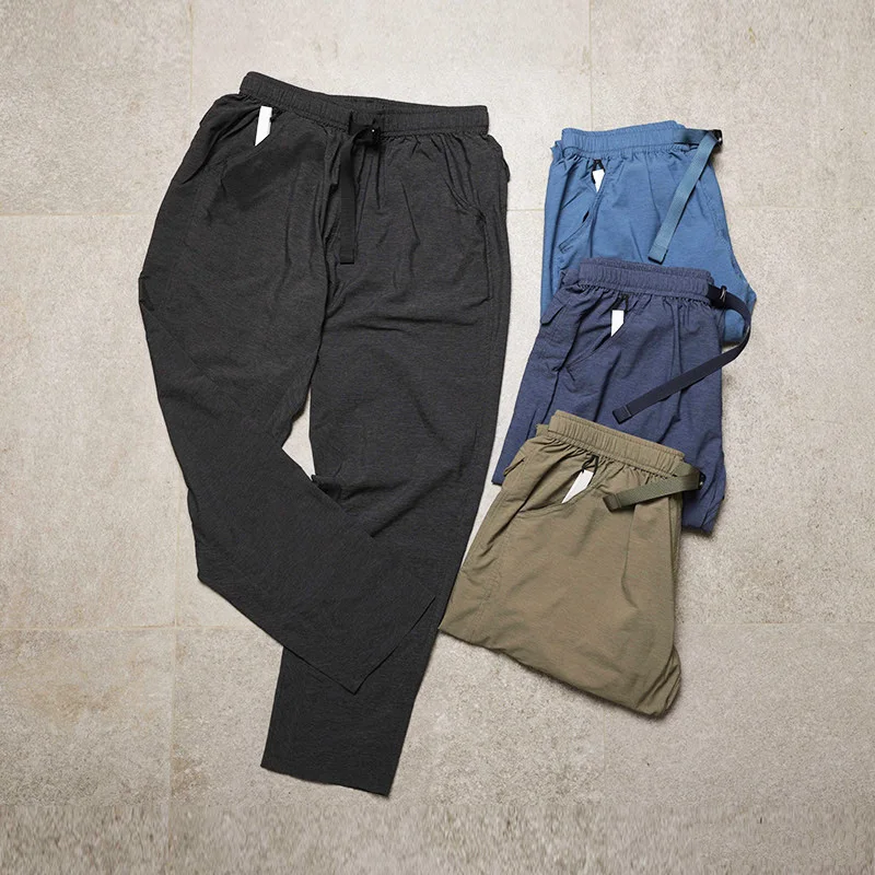 

2026 New Summer Japanese Workwear Unisex Trousers 5 Pocket Two Tone Plaid Lightweight Breathable Casual Outdoor Pants Versatile