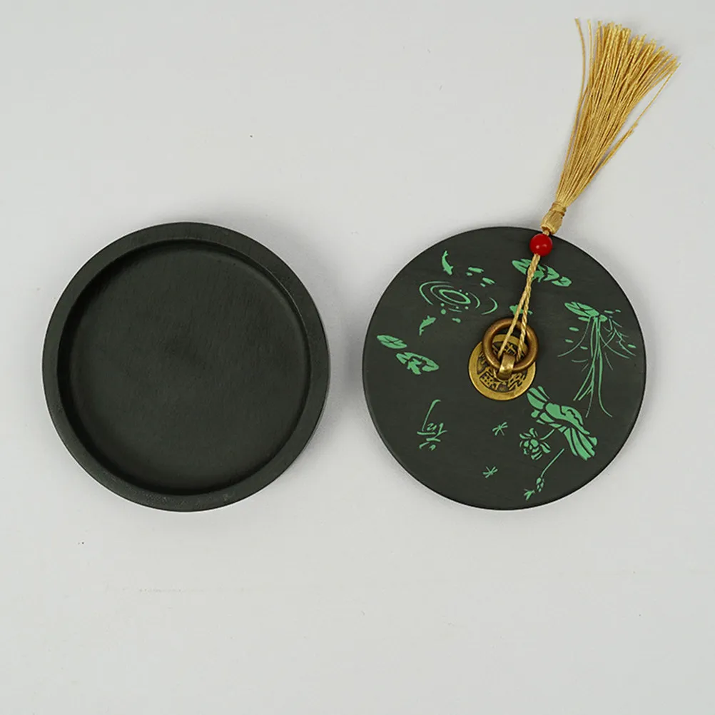 chinese-calligraphy-inkstone-summer-lotus-round-shape-traditional-ink-grinding-stone-ink-container-for-painting-writing